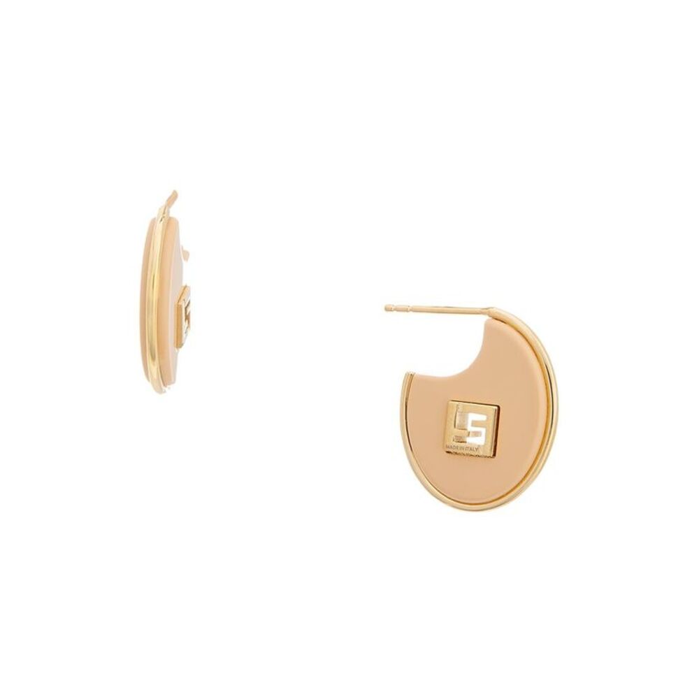 Fendi Forever Earrings, Gold